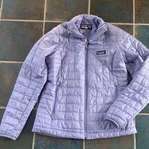 Patagonia Women's Light Purple Puffer Jacket